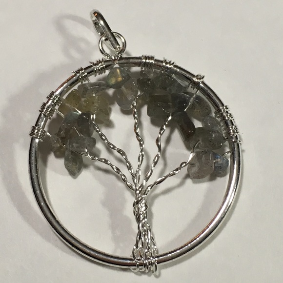 Labradorite Tree of Life Pendant - Picture 6 of 8